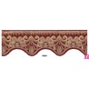 981255-0060 PUNTILLA FANTASIA EVELIA 45 MM. PET+METALLIC GRANATE/DORADO Venta en piezas de 9.30 M