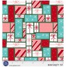 P121-NWHI6271TP PATCH. AMERICANO NUTCRACKER WHIMSY (04) 110 CM. ALGODON 100% TURQUESA/ROJO Venta en piezas de 7.00 M
