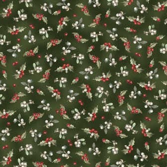 P121-WISO6232G PATCH. AMERICANO WINTER SONG (05) 110 CM. ALGODON 100% VERDE Venta en piezas de 7.00 M