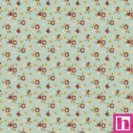 P17-MAS11043-Q PATCH. AMERICANO FRENCH MARKET (23) 110 CM. ALGODON 100% AGUA Venta en piezas de 7.00 M