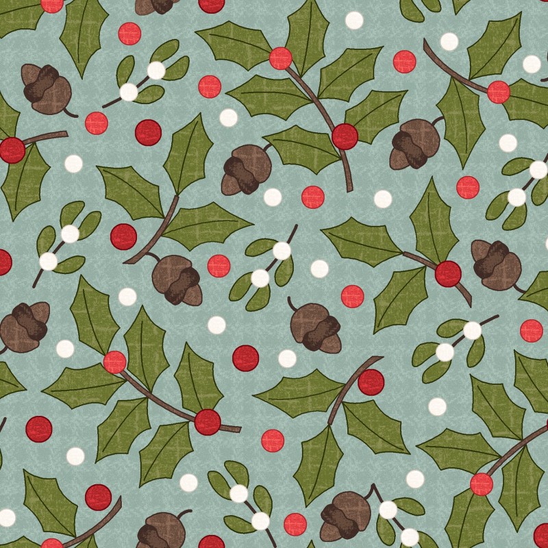 P17-MASF11163-Q PATCH. AMERICANO SNOWTOP MOUNTAIN FLANNEL (04) 110 CM. FRANELA ALGODON 100% VERDE Venta en piezas de 5.50 M