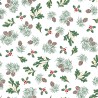 P17-MASM11110-WZ PATCH. AMERICANO MERRY MIX (01) 110 CM. ALGODON 100% BLANCO/DORADO METALLIC Venta en piezas de 7.00 M