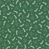 P17-MASM11111-G PATCH. AMERICANO MERRY MIX (06) 110 CM. ALGODON 100% VERDE/PLATA METALLLIC Venta en piezas de 7.00 M