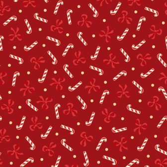 P17-MASM11111-R PATCH. AMERICANO MERRY MIX (05) 110 CM. ALGODON 100% ROJO/DORADO METALLIC Venta en piezas de 7.00 M