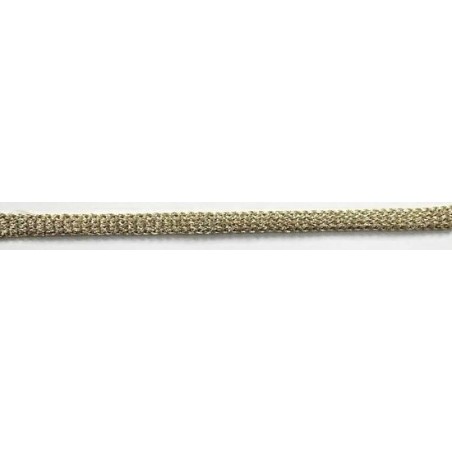 120460-100 CORDON FANTASIA VEDA 8 MM. POLIESTER 100% DORADO Venta en piezas de 20.00 M