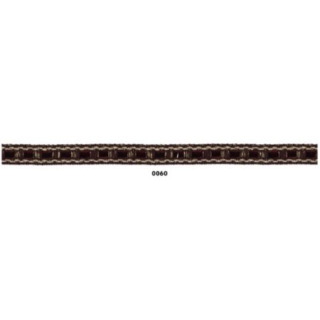 129828-60 GALON TERCIOPELO NANDINI 10 MM. PA+PET+METALLIC GRANATE Venta en piezas de 20.00 M