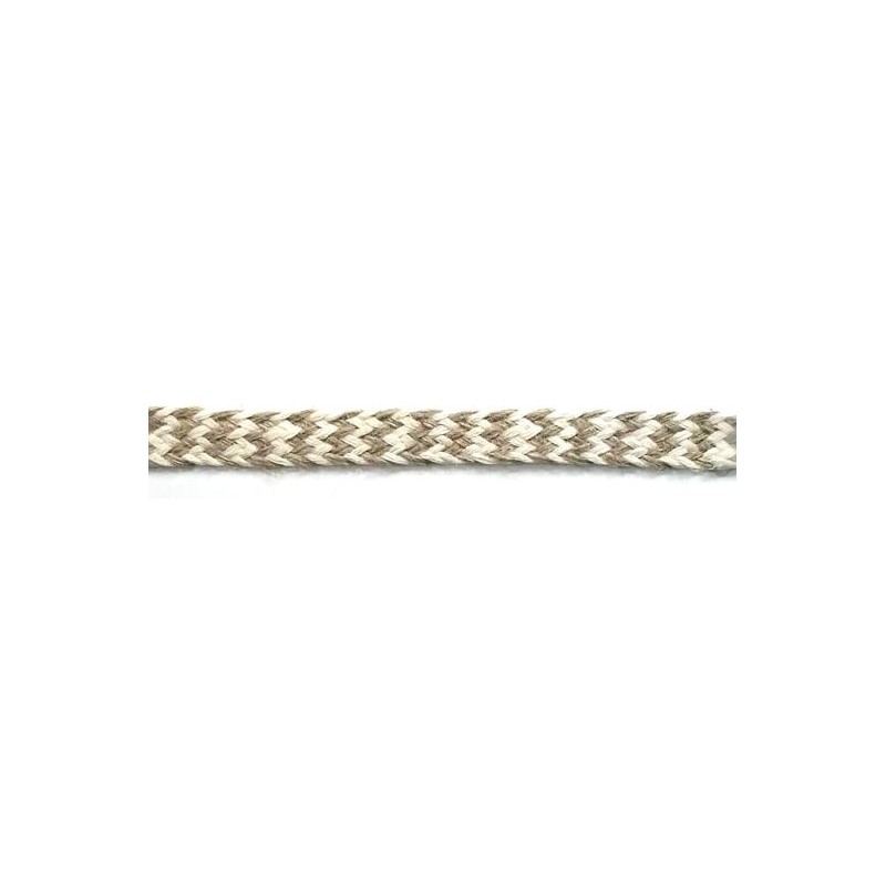 129835-24 CINTA FANTASIA IDALIA 15 MM. ALGODON 50%/YUTE 50% NATURAL/YUTE Venta en piezas de 19.00 M