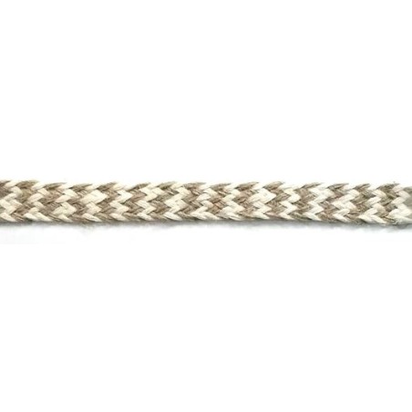 129835-24 CINTA FANTASIA IDALIA 15 MM. ALGODON 50%/YUTE 50% NATURAL/YUTE Venta en piezas de 19.00 M