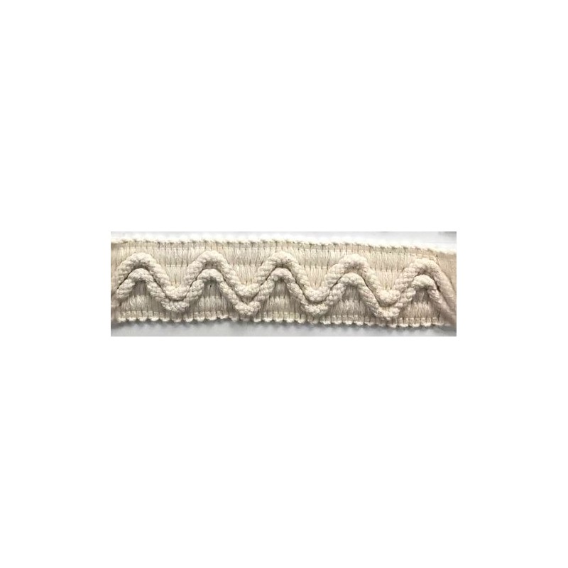 138008-3 GALON FANTASIA PALOMA 35 MM. ALGODON 100% NATURAL Venta en piezas de 19.00 M