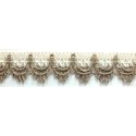 138016-3 REMATE FANTASIA IDALIA 30 MM. ALGODON 50%/YUTE 50% NATURAL/YUTE Venta en piezas de 19.00 M