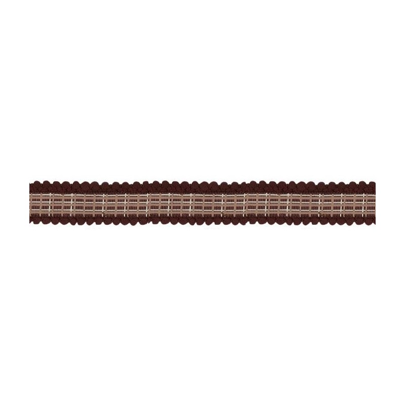 342413-0004 CINTA MADROÑO FANTASIA 25 MM. POLIESTER 100% MARRON Venta en piezas de 10.00 M