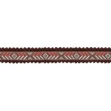 342413-0008 CINTA MADROÑO FANTASIA 25 MM. POLIESTER 100% MARRON Venta en piezas de 10.00 M