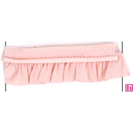 36219 VIVO FRUNCIDO CAMELIA POLIESTER 50%-ALGODON 50% ROSA BEBE Venta en piezas de 25.00 M