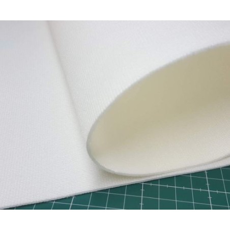 37887 KETEN FOAMIZADO LISO 1.50 MTS. - 240 GR/M2 - POLIESTER 100% BLANCO Venta en piezas de 25.00 M