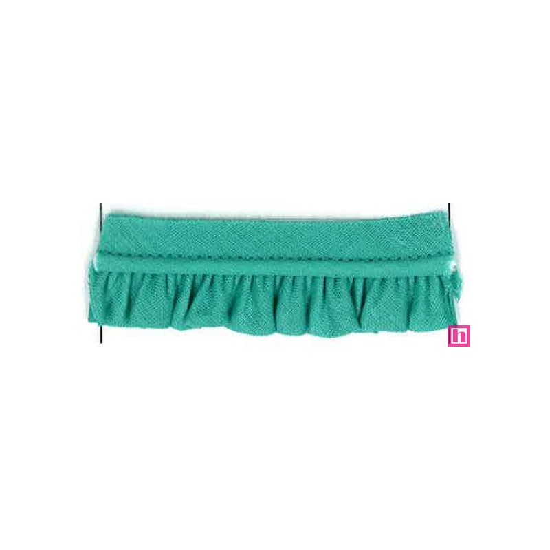 43156 VIVO FRUNCIDO CAMELIA POLIESTER 50%-ALGODON 50% AGUA Venta en piezas de 25.00 M