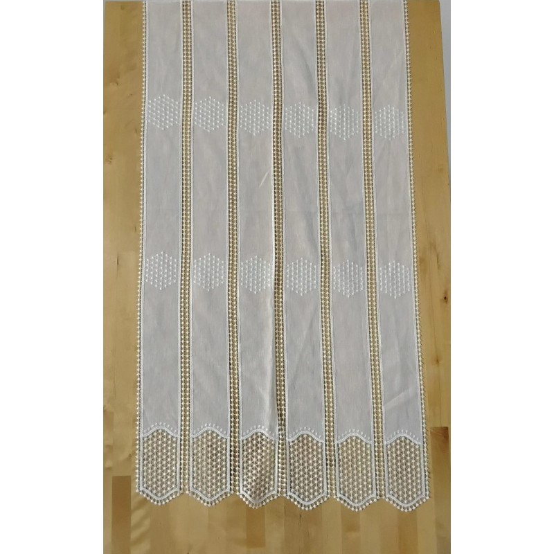 66914 TENDINA MACRAME AYAZ 1.50 MTS. POLIESTER 100% NATURAL Venta en piezas de 18.00 M
