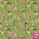 66989 PATCH. AMERICANO PLAYGROUND AND PARK (17) 110 CM. ALGODON 100% VERDE Venta en piezas de 7.00 M