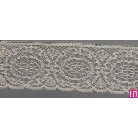 67294 PUNTILLA BOLILLO DARIO 50 MM. ALGODON 100% NATURAL Venta en piezas de 30.00 M