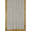 67492 TENDINA MACRAME ADALET 1.20 MTS. POLIESTER 100% NATURAL Venta en piezas de 18.00 M