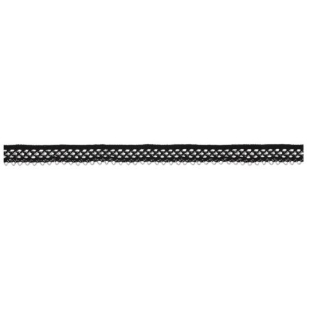 713019-2101 REMATE FANTASIA MEERA 10 MM. RAYON+METALLIC NEGRO/PLATA Venta en piezas de 20.00 M
