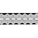 725340-01 GALON TUL BORDADO JULIANA 55 MM POLIAMIDA 50%-ALGODON 50% BLANCO Venta en piezas de 13.70 M