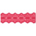 725340-09 GALON TUL BORDADO JULIANA 55 MM POLIAMIDA 50%-ALGODON 50% ROJO Venta en piezas de 13.70 M