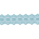 725340-16 GALON TUL BORDADO JULIANA 55 MM POLIAMIDA 50%-ALGODON 50% CELESTE Venta en piezas de 13.70 M
