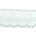 725343-01 PUNTILLA TUL BORDADO KATARA 100 MM.ALGODON 50%-POLIAMIDA 50% BLANCO Venta en piezas de 18.20 M