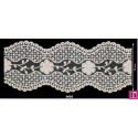 725355-0003 GALON TUL BORDADO LEILANI 60 MM. POLIESTER 50%-ALGODON 50% BEIG Venta en piezas de 14.60 M