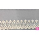 725357-0003 PUNTILLA TUL BORDADO AOLANI 70 MM. POLIESTER 50%-ALGODON 50% BEIG Venta en piezas de 14.60 M