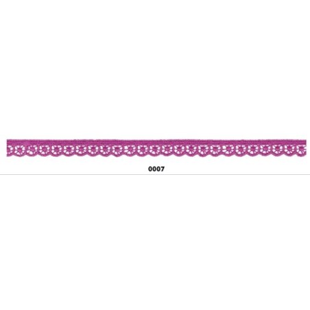 908246-07 REMATE GUIPUR FANTASIA LIORA 10 MM. POLIESTER 100% VIOLETA Venta en piezas de 18.20 M