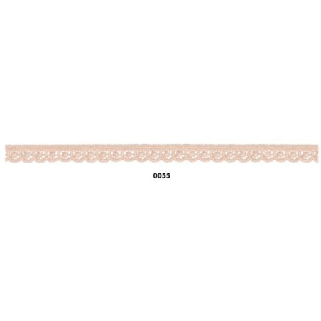 908246-55 REMATE GUIPUR FANTASIA LIORA 10 MM. POLIESTER 100% ROSA Venta en piezas de 18.20 M