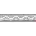 9265-0 PUNTILLA BOLILLO JACKY 23 MM. ALGODON 100% BLANCO Venta en piezas de 25.00 M