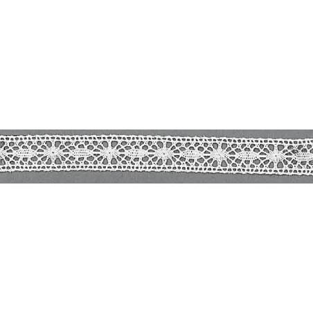 9296-004 ENTREDOS BOLILLO IZAR 20 MM. ALGODON 100% NEGRO Venta en piezas de 25.00 M