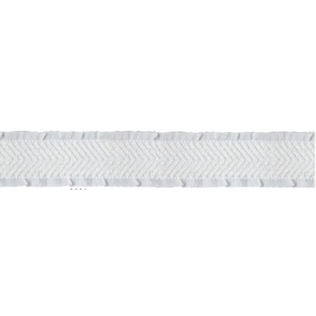 941316-01 CINTA FANTASIA NIHAR 25 MM. POLIESTER 100% BLANCO Venta en piezas de 18.20 M