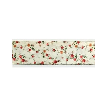941317-40-1 CINTA ESTAMPADA DOBLE CARA KAILE 40 MM. POLIESTER 100% MARFIL Venta en piezas de 22.80 M