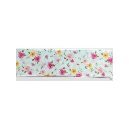 941317-40-3 CINTA ESTAMPADA DOBLE CARA KAILE 40 MM. POLIESTER 100% CIELO Venta en piezas de 22.80 M