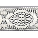 9490-000 ENTREDOS BOLILLO AJEDREA 85 MM. ALGODON 100% BLANCO Venta en piezas de 25.00 M