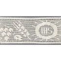 9495-000 ENTREDOS BOLILLO TIMOTEO 95 MM. ALGODON 100% BLANCO Venta en piezas de 25.00 M