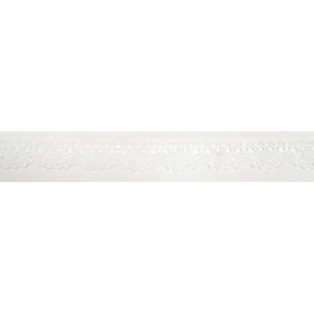 9614-000 PUNTILLA BOLILLO VENUS 15 MM. POLIESTER 100% BLANCO Venta en piezas de 25.00 M