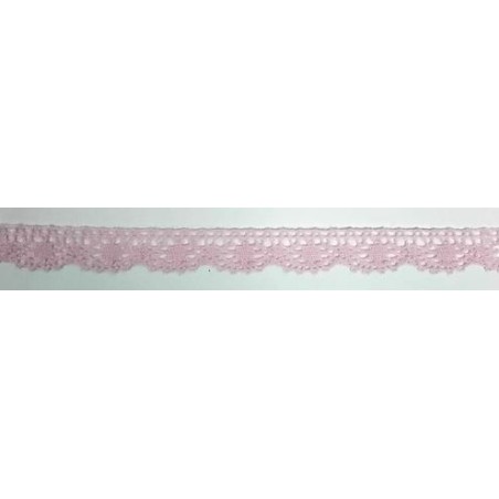 9614-036 PUNTILLA BOLILLO VENUS 15 MM. POLIESTER 100% ROSA Venta en piezas de 25.00 M