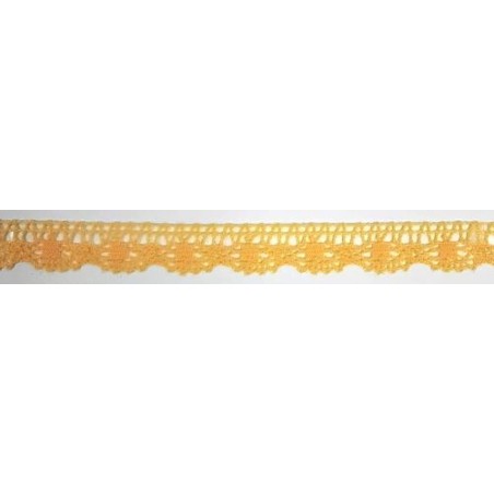 9614-502 PUNTILLA BOLILLO VENUS 15 MM. POLIESTER 100% VAINILLA Venta en piezas de 25.00 M
