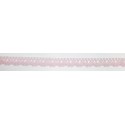 9616-036 PUNTILLA BOLILLO NYX 12 MM. POLIESTER 100% ROSA Venta en piezas de 25.00 M
