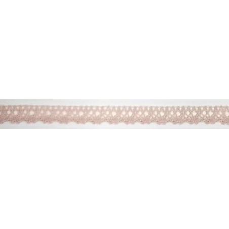 9616-900 PUNTILLA BOLILLO NYX 12 MM. POLIESTER 100% NUDE Venta en piezas de 25.00 M