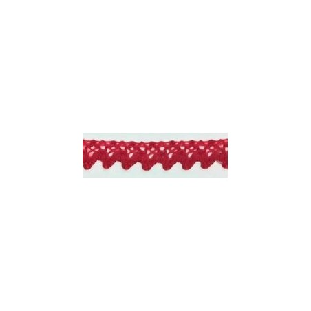 9625-005 PUNTILLA BOLILLO XAMIRA 15 MM. POLIESTER 100% ROJO Venta en piezas de 25.00 M