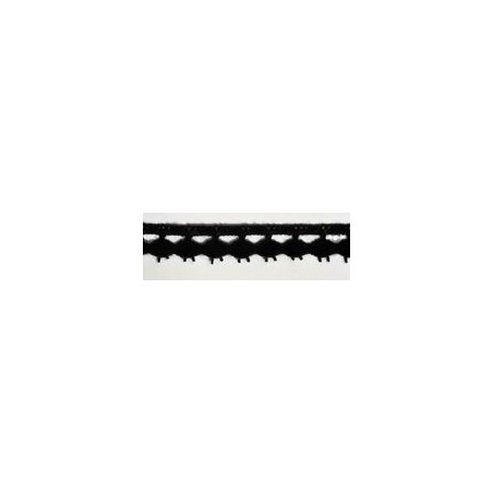 9626-022 PUNTILLA BOLILLO PAULINA 15 MM. POLIESTER 100% MARINO Venta en piezas de 25.00 M