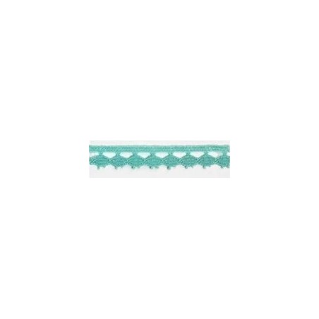 9626-031 PUNTILLA BOLILLO PAULINA 15 MM. POLIESTER 100% MENTA Venta en piezas de 25.00 M