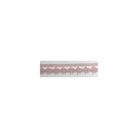 9626-900 PUNTILLA BOLILLO PAULINA 15 MM. POLIESTER 100% NUDE Venta en piezas de 25.00 M