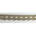 9627-070 PUNTILLA BOLILLO CASSIA 10 MM. POLIESTER 100% CAMEL Venta en piezas de 25.00 M