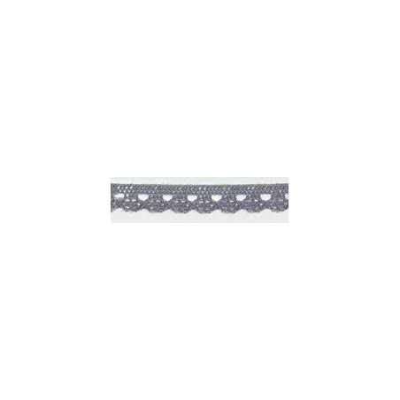 9627-800 PUNTILLA BOLILLO CASSIA 10 MM. POLIESTER 100% LILA Venta en piezas de 25.00 M